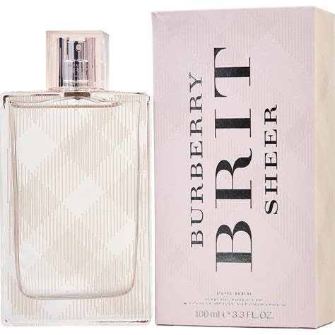 burberry brit eau de toilette sheer|Burberry Brit sheer edt 100ml.